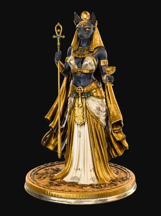 3D model for Egyptian Goddess of Elegance