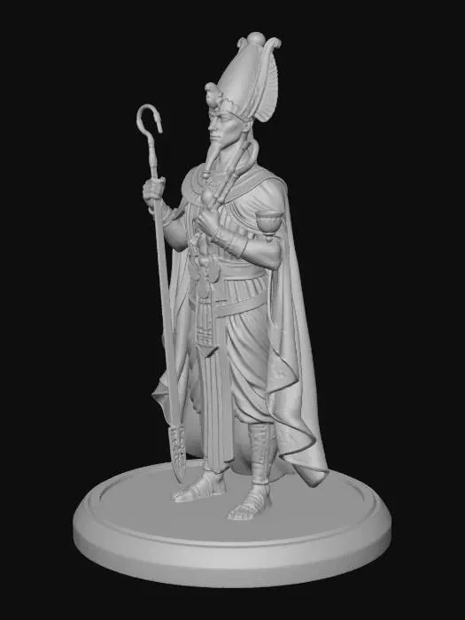 3D model for Egyptian gods osiris