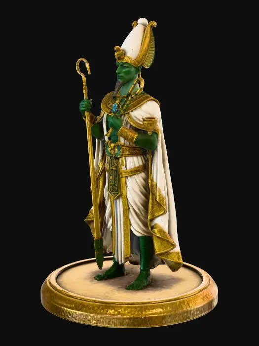 3D model for Egyptian gods osiris