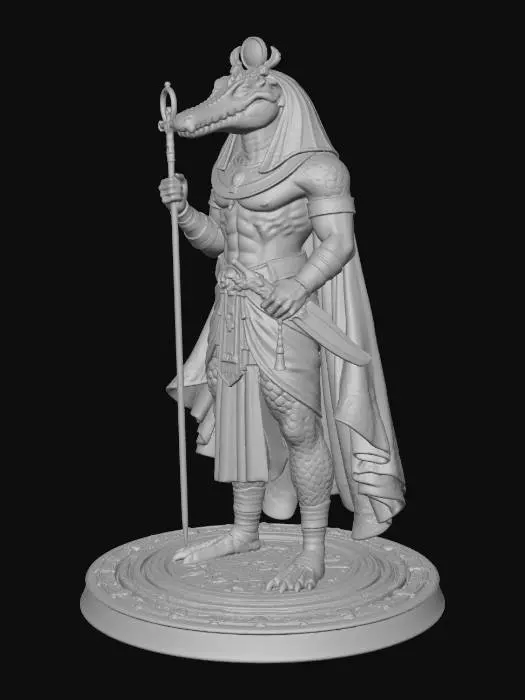 3D model for Egyptian god sobek