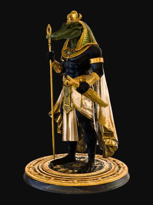 3D model for Egyptian god sobek