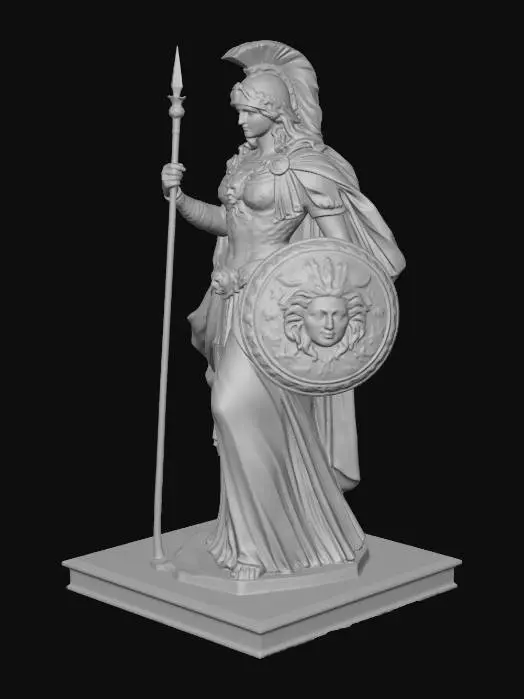 3D model for Roman goddess Minerva