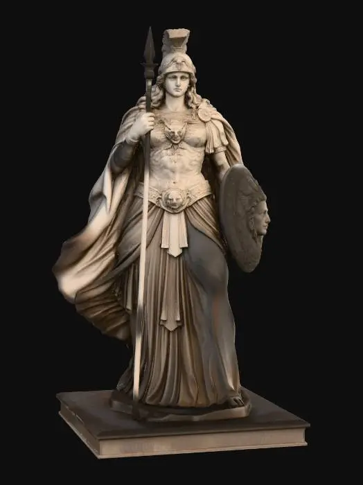 3D model for Roman goddess Minerva
