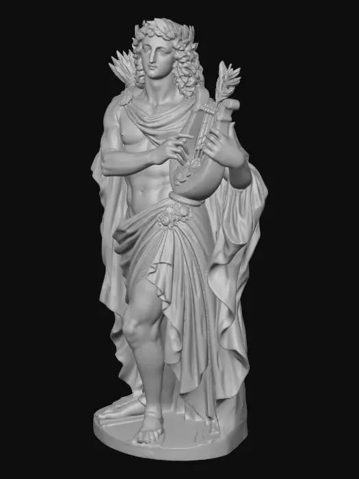 3D model for Roman gods Apollon (Orpheus )