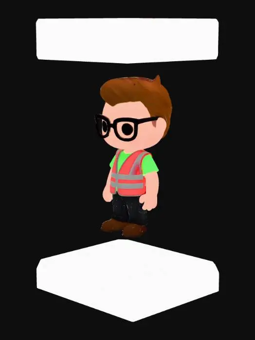 3D model for Office Safety Mascot