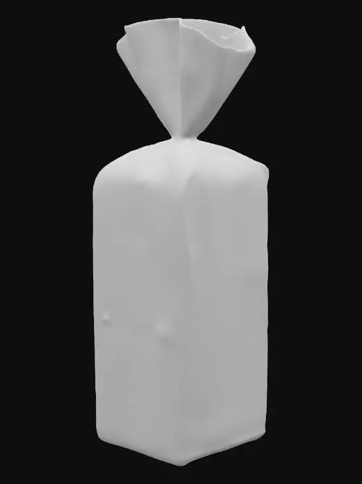 3D model for Pacote de pão de forma utilizando a imagem anexada.