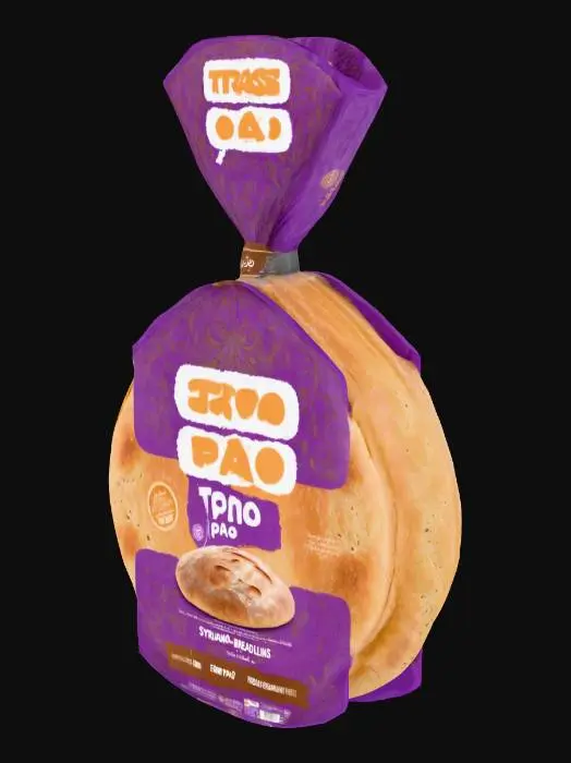 3D model for Traz Pão Sírio Integral