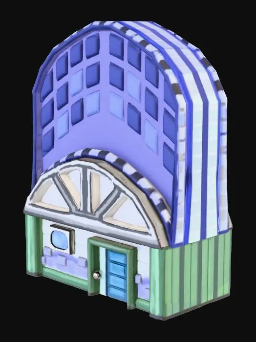 3D model for Pokémon Contest Hall building 3d