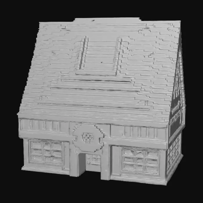 3D model for Video Game Store