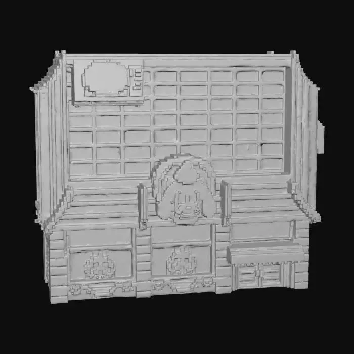 3D model for Arcade Storefront house