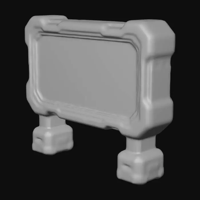 3D model for Neon Frame Display