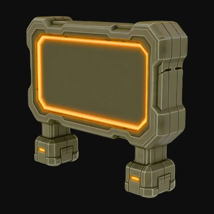 3D model for Neon Frame Display