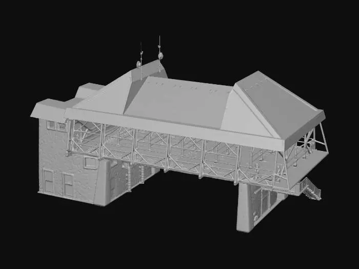 3D model for Mountain Pass Building