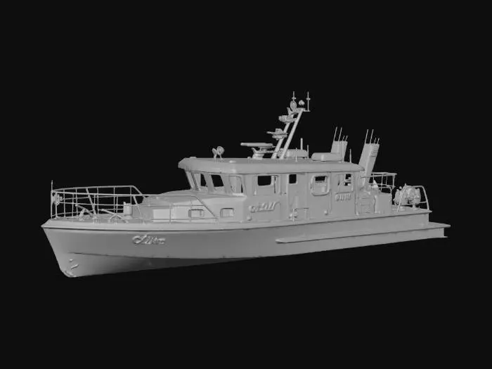 3D model for Coastal Patrol Vessel