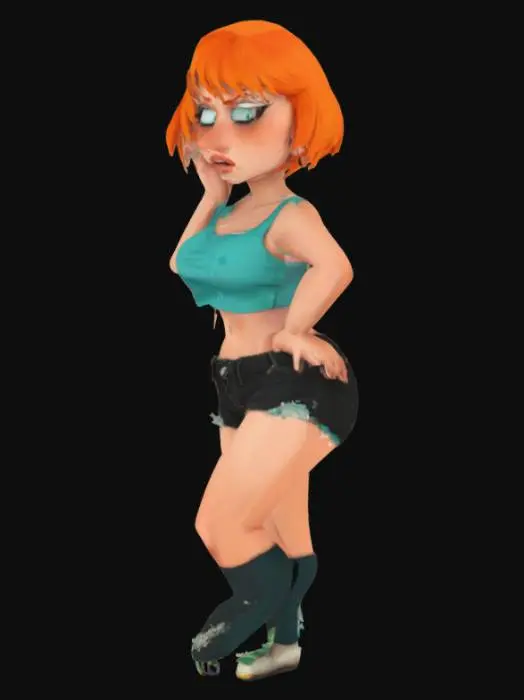 3D model for Makeup Mishap