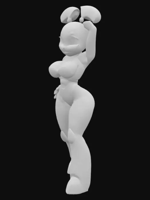 3D model for Stylish Robot Heroine