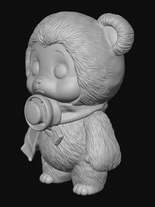 3D model for Monchichi im originaldesign