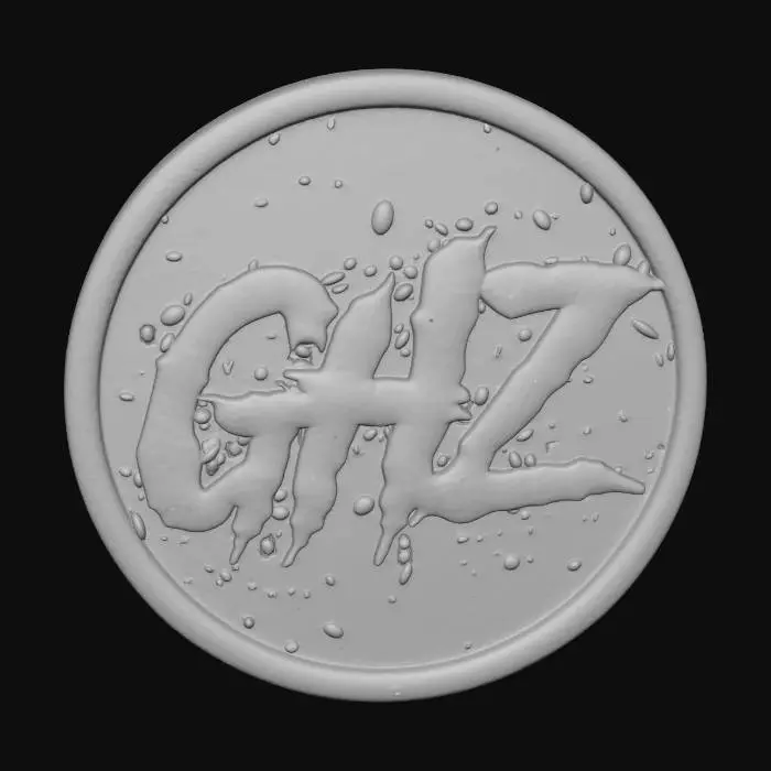 3D model for GHZ Logo