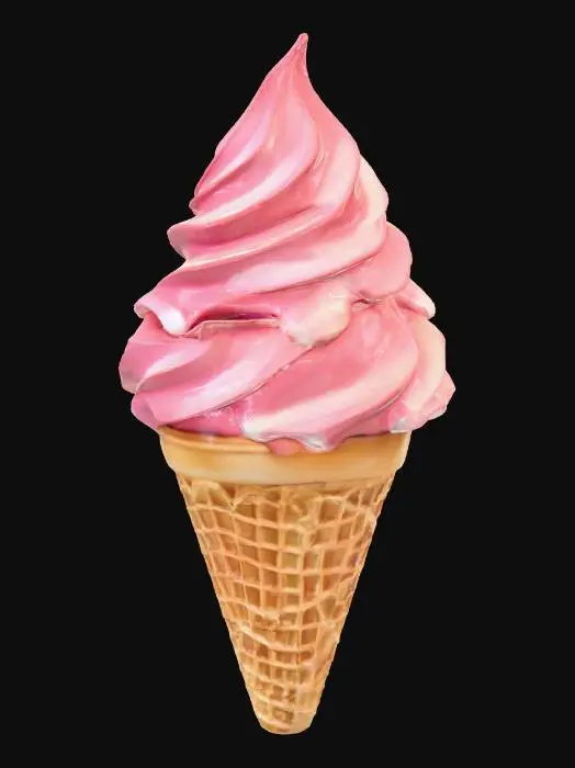 3D model for Pink Swirl Delight