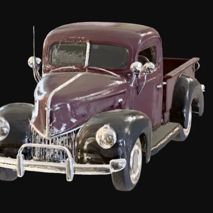 3D model for Vintage Pickup Elegance