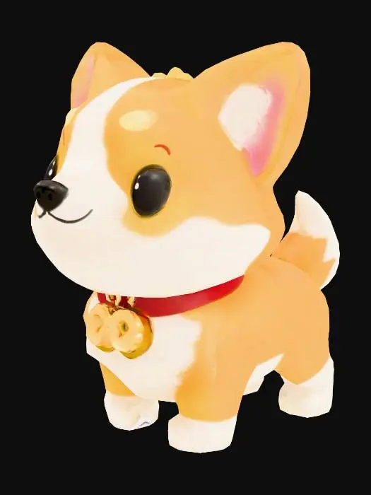 3D model for corgi
