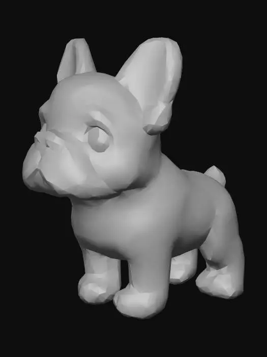 3D model for フレンチブルドッグ