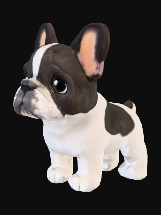 3D model for フレンチブルドッグ