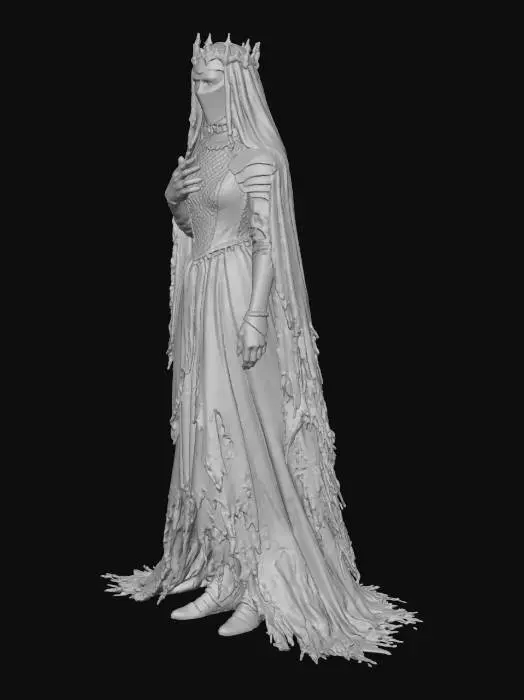 3D model for Black Nun