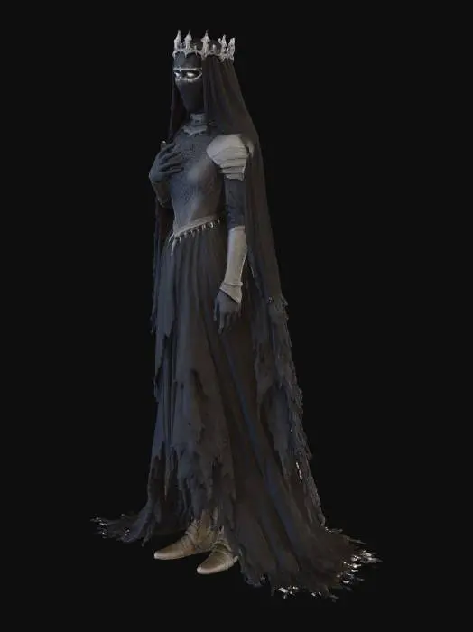 3D model for Black Nun