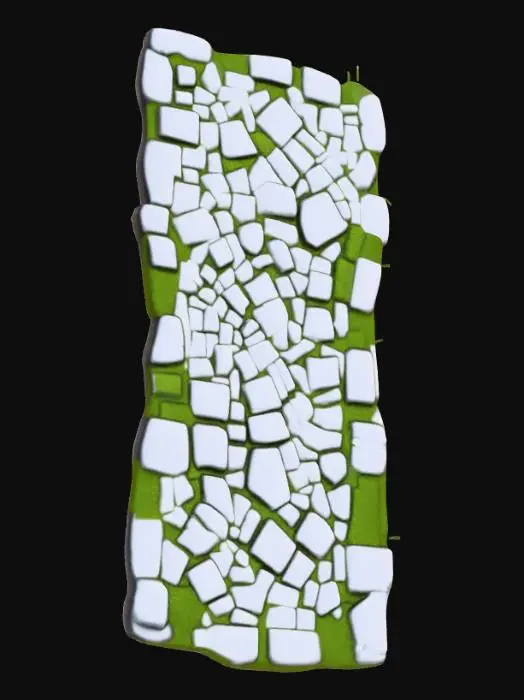 3D model for Cobblestone Pathway