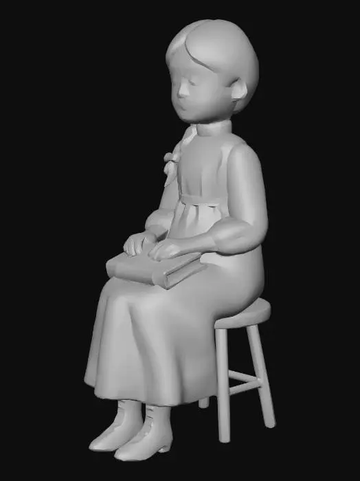 3D model for Young Reader Illustration