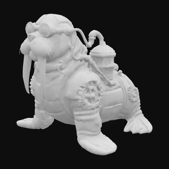 3D model for Steampunk Walrus
