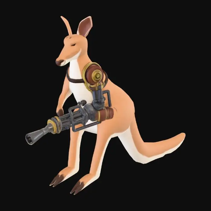 3D model for Kangaroo