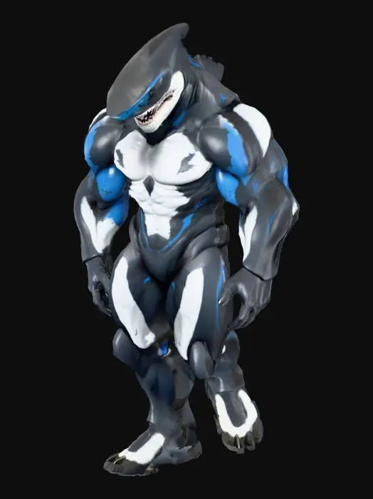 3D model for Shark Mech Avenger
