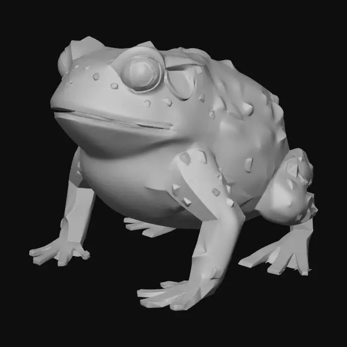 3D model for Frog's Woodland Adventure