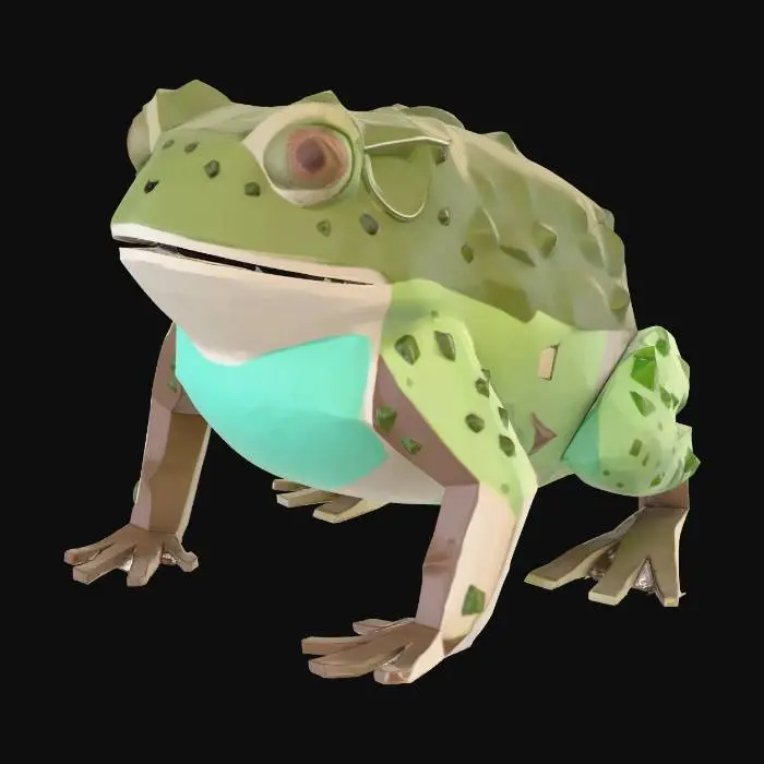 3D model for Frog's Woodland Adventure