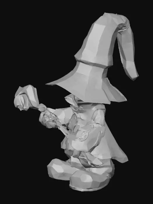 3D model for Mage Wanderer