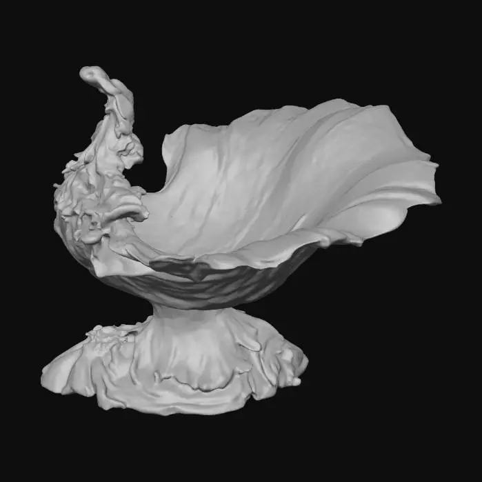3D model for Ornate Silver Gravy Boat
