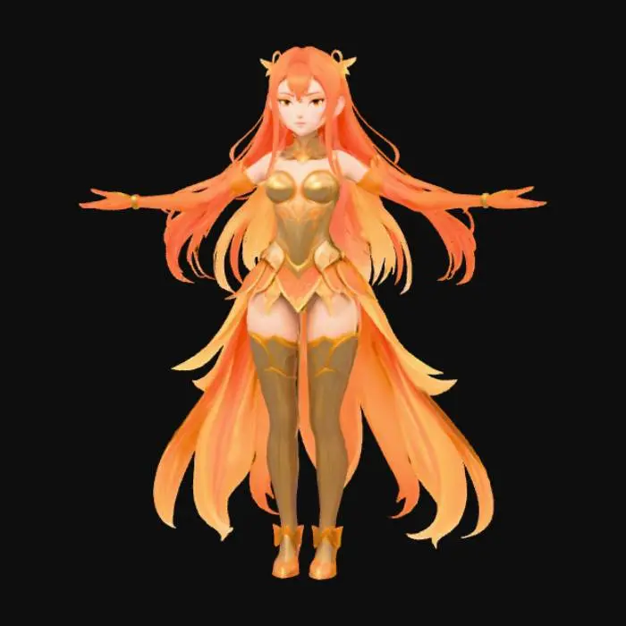 3D model for Radiant Ember