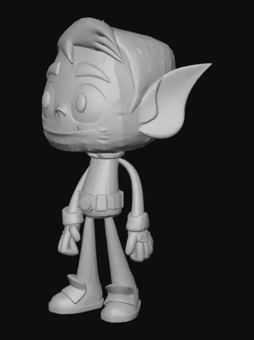 3D model for Green Elf Hero