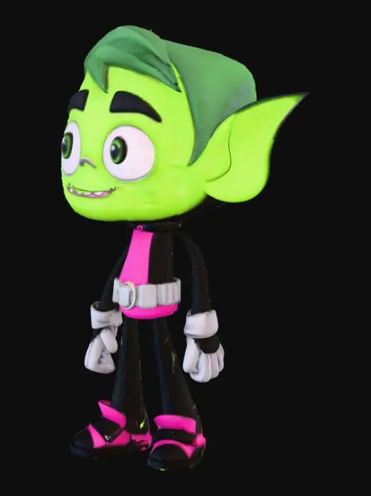 3D model for Green Elf Hero