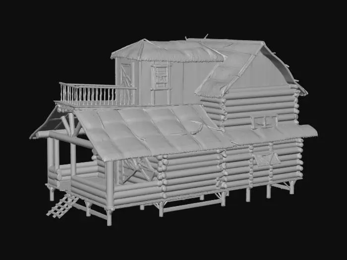 3D model for Rustic Lodge