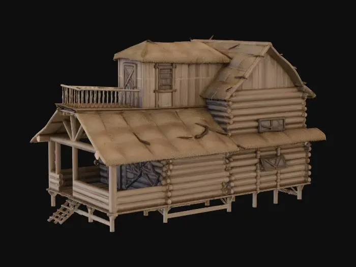 3D model for Rustic Lodge