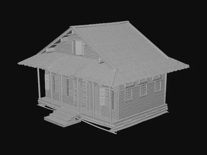3D model for Please make an old Filipino school during 1890's