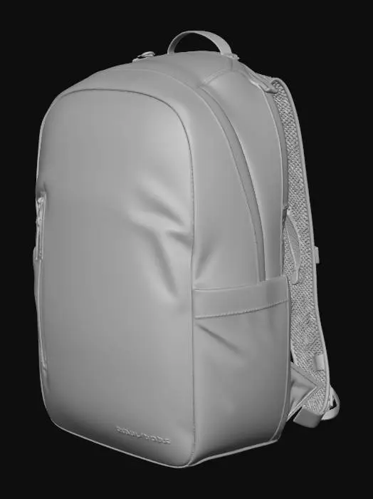 3D model for Sleek Black Backpack
