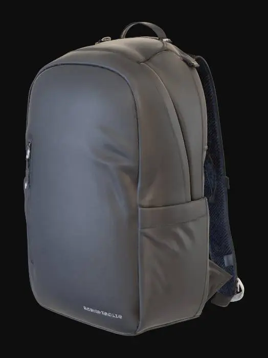 3D model for Sleek Black Backpack