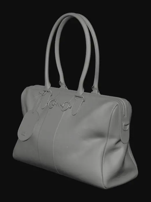 3D model for Gucci GG Supreme Tote with Web Stripe