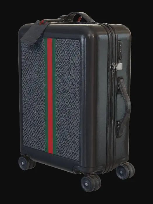 3D model for Gucci Monogram Rolling Suitcase