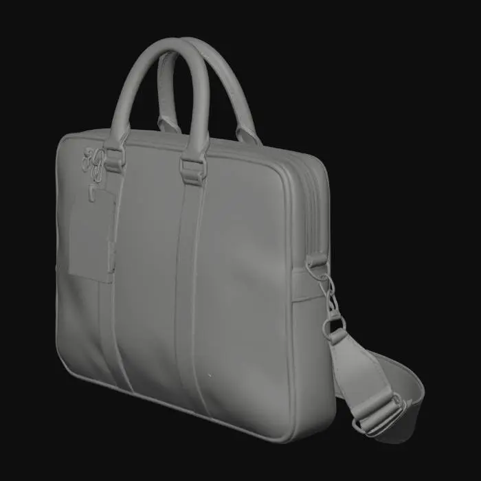 3D model for Gucci GG Monogram Satchel with Detachable Stripe Strap