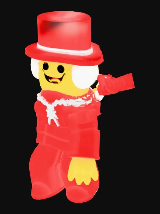 3D model for Red Brick Character